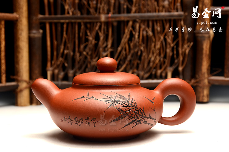 阳羡紫砂壶，李娅全手工紫砂壶作品，韵玉壶图片