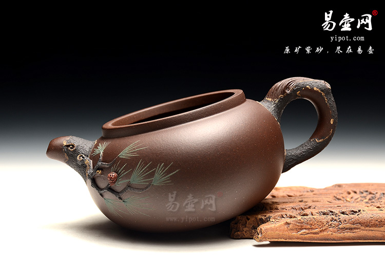 杨立平紫砂壶艺术，松针壶图片，花器紫砂壶