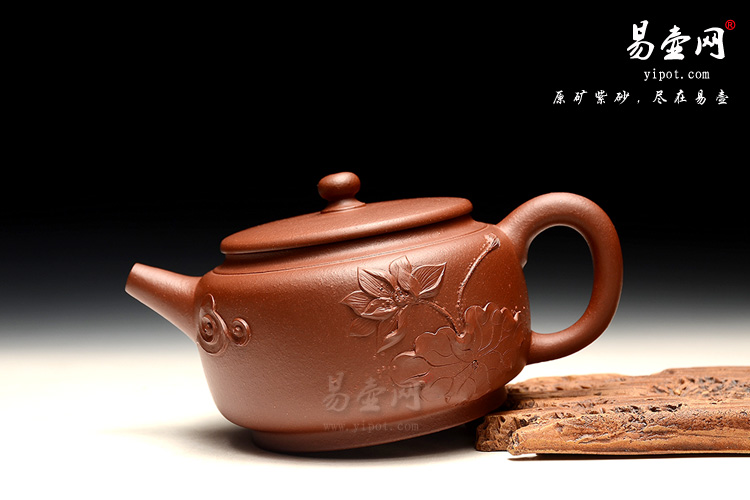 宜兴紫砂壶，徐俊英获金奖紫砂壶作品，平盖莲子壶图片