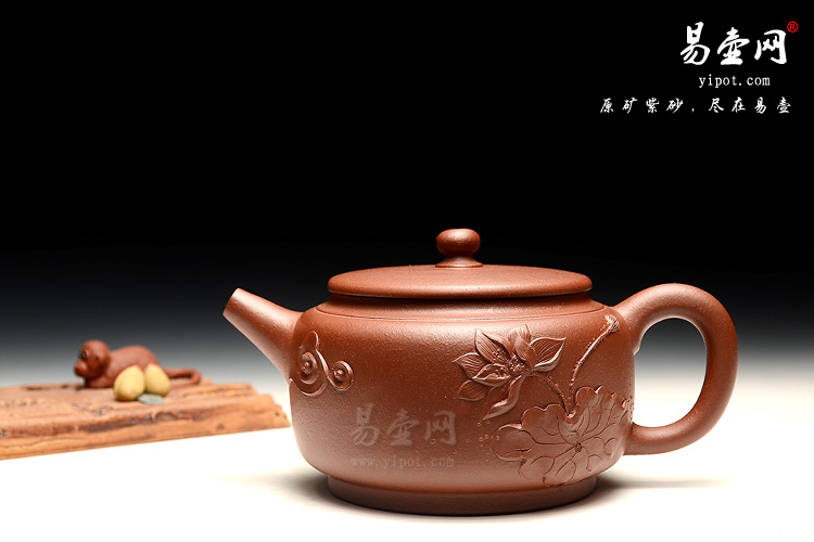 宜兴紫砂壶，徐俊英获金奖紫砂壶作品，平盖莲子壶图片
