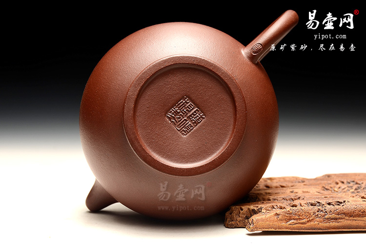 宜兴正品紫砂壶，陈顺根紫砂壶，线润壶图片，高档茶具