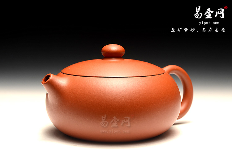 杨立平紫砂壶，扁西施紫砂壶图片，朱泥紫砂壶
