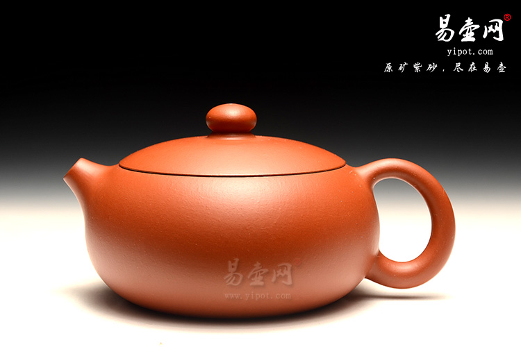 杨立平紫砂壶，扁西施紫砂壶图片，朱泥紫砂壶