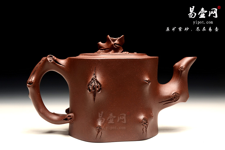 宜兴紫砂壶，冯盘军全手工梅桩壶图片