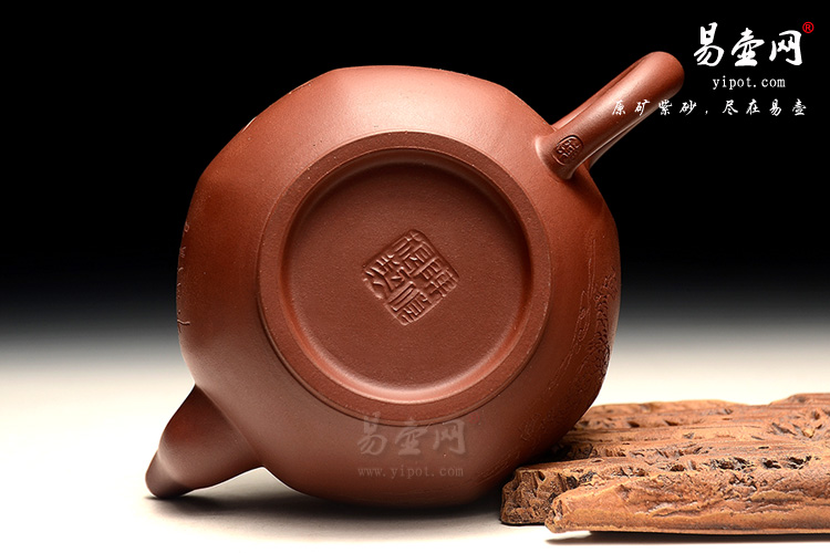 宜兴紫砂壶，陈顺根紫砂壶，龙行八方壶图片