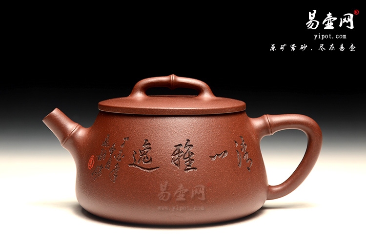 杨立平紫砂壶，竹节石瓢壶图片