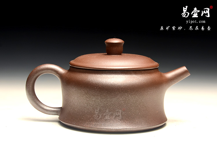 古龙窑柴烧紫砂壶：余志平古钟壶图片