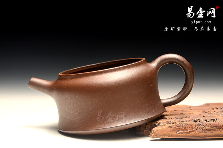 古龙窑柴烧紫砂壶：余志平古钟壶图片