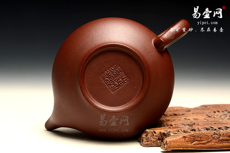 陈顺根紫砂壶，扁笑樱壶图片